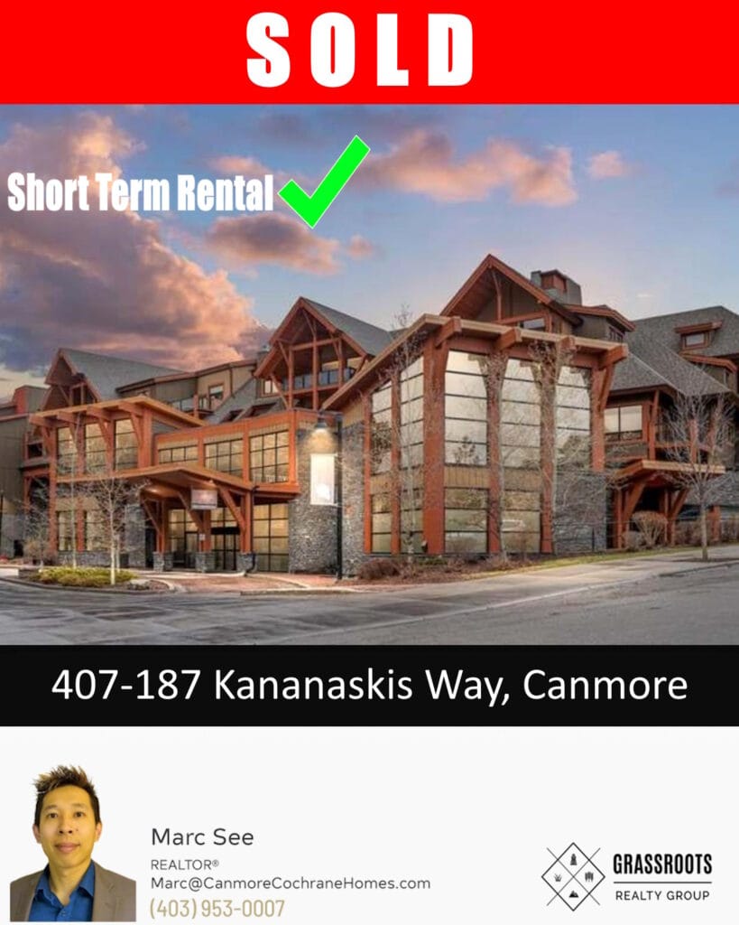 sold picture of canmore airbnb